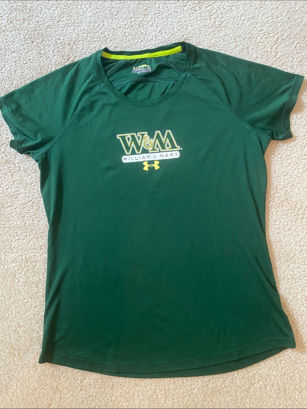 William and Mary under Armour shirt